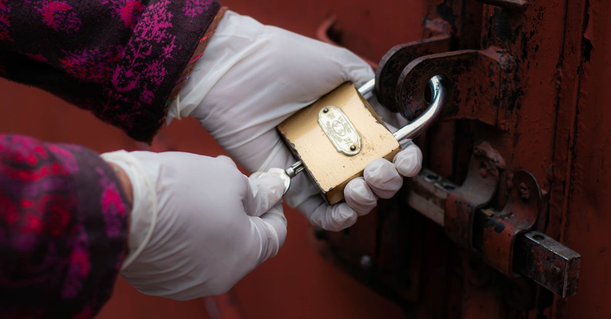 locksmith unlocking front door — Floral Park Locksmith